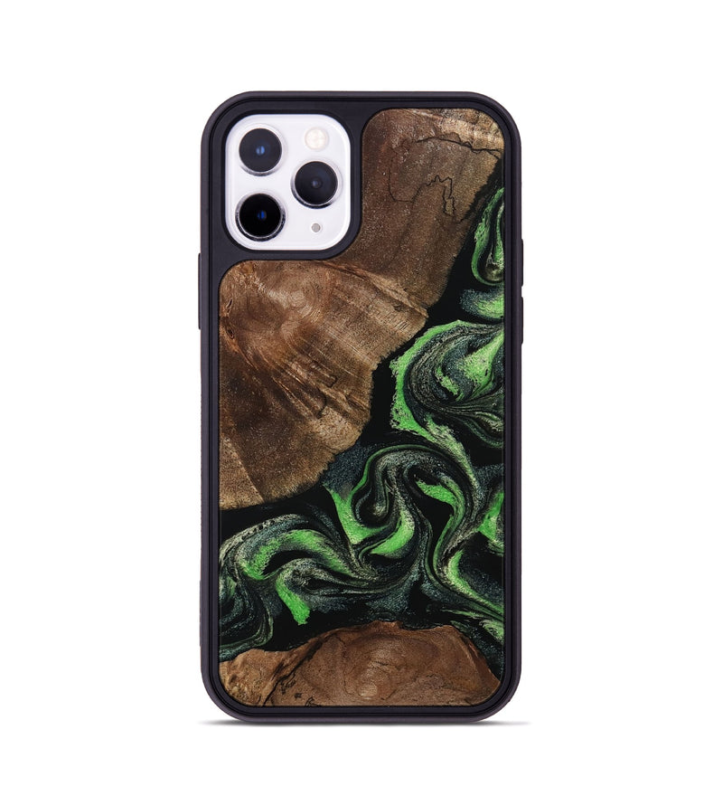 iPhone 11 Pro Wood Phone Case - Kellan (Green, 802356)