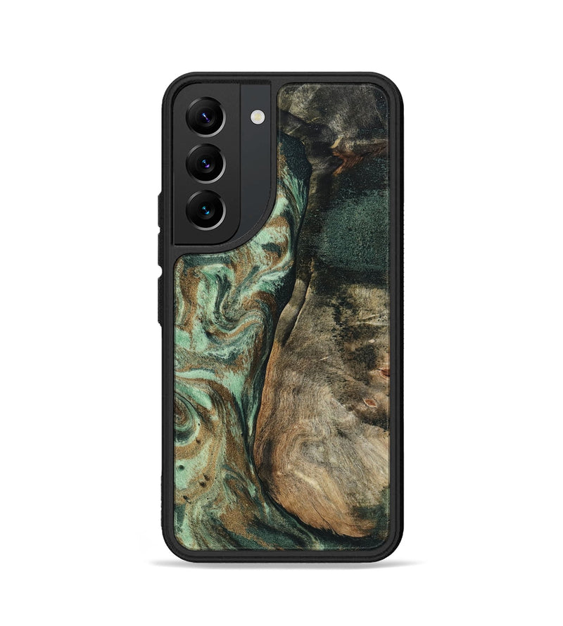 Galaxy S22 Wood Phone Case - Andrew (Green, 802357)