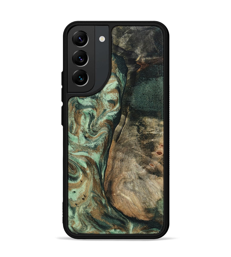 Galaxy S22 Plus Wood Phone Case - Andrew (Green, 802357)