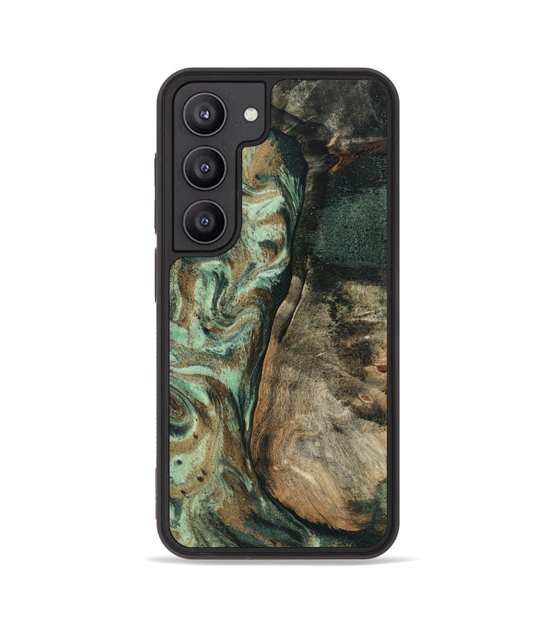 Galaxy S23 Wood Phone Case - Andrew (Green, 802357)