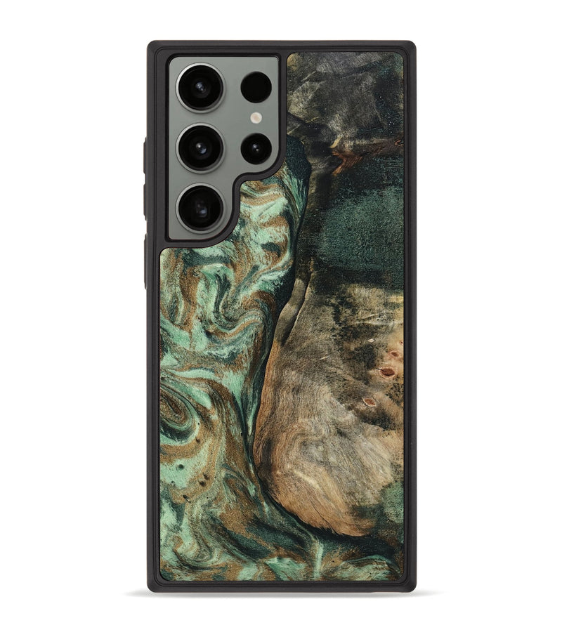 Galaxy S23 Ultra Wood Phone Case - Andrew (Green, 802357)
