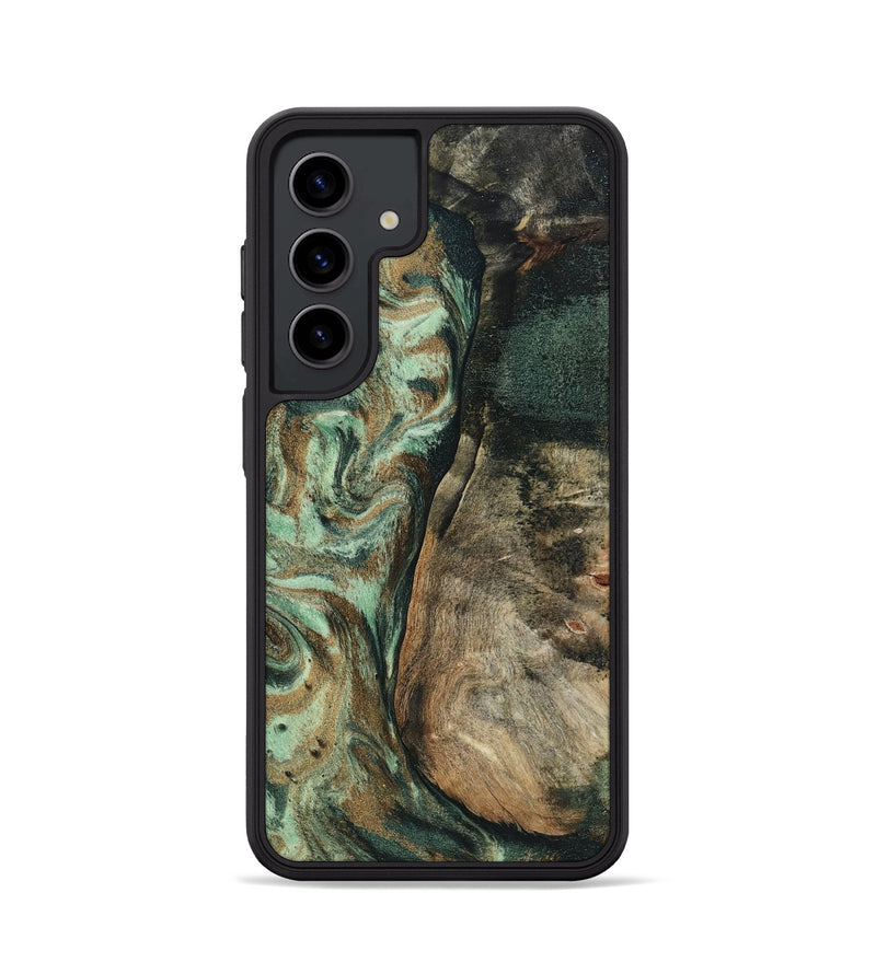 Galaxy S24 Wood Phone Case - Andrew (Green, 802357)