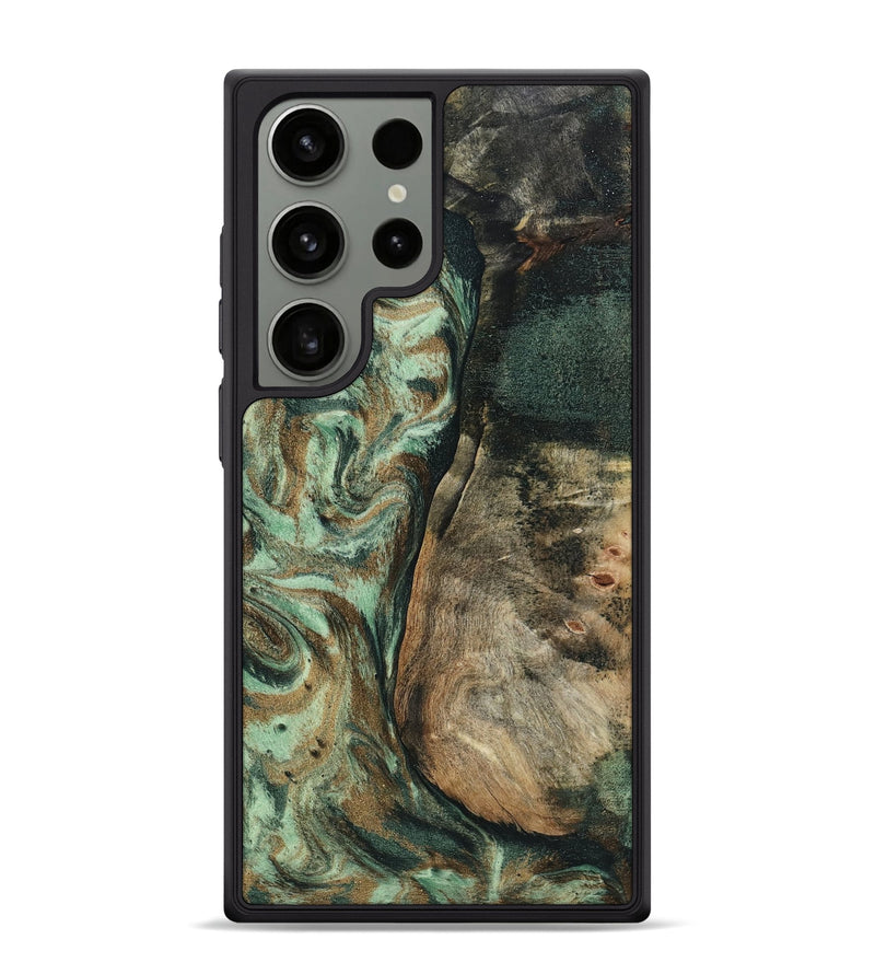 Galaxy S24 Ultra Wood Phone Case - Andrew (Green, 802357)