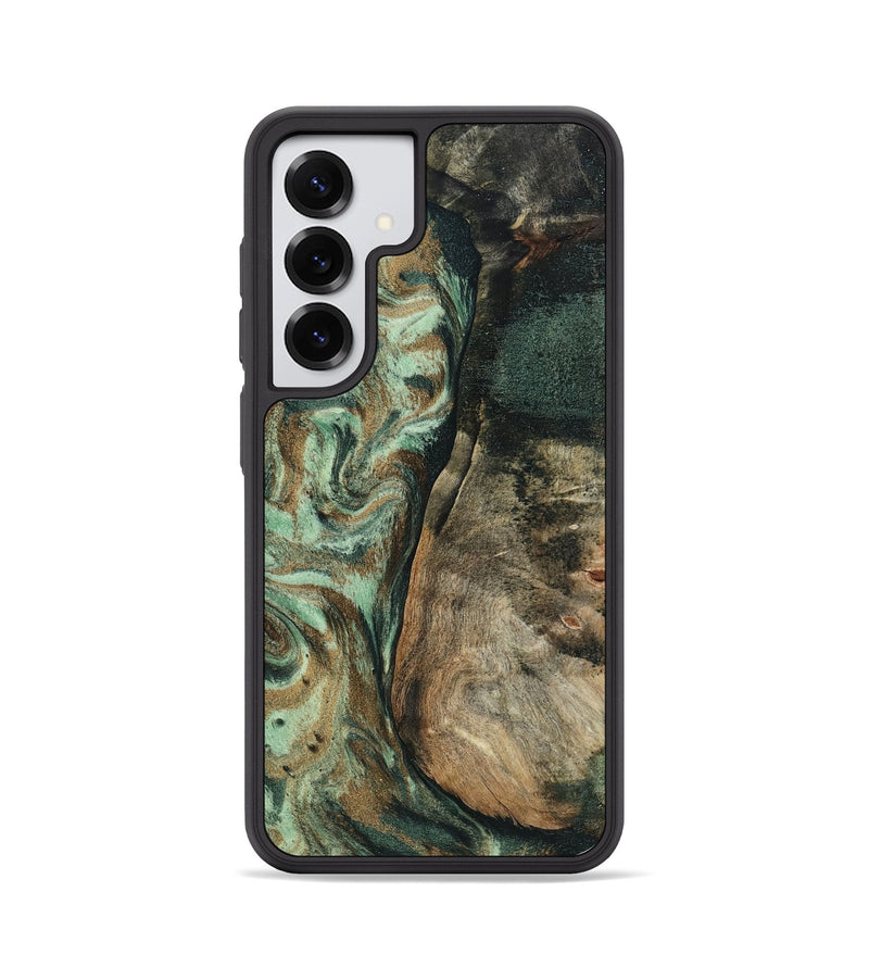 Galaxy S25 Wood Phone Case - Andrew (Green, 802357)