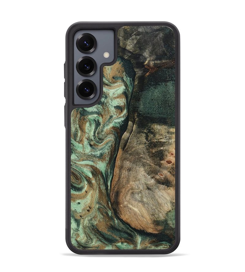 Galaxy S25 Plus Wood Phone Case - Andrew (Green, 802357)