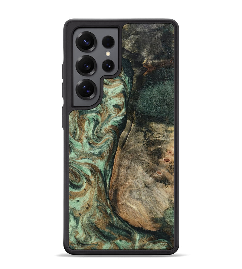 Galaxy S25 Ultra Wood Phone Case - Andrew (Green, 802357)