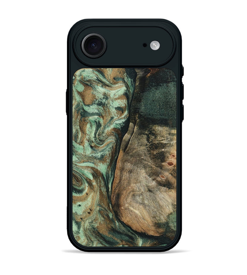 iPhone 17 Air Wood Phone Case - Andrew (Green, 802357)