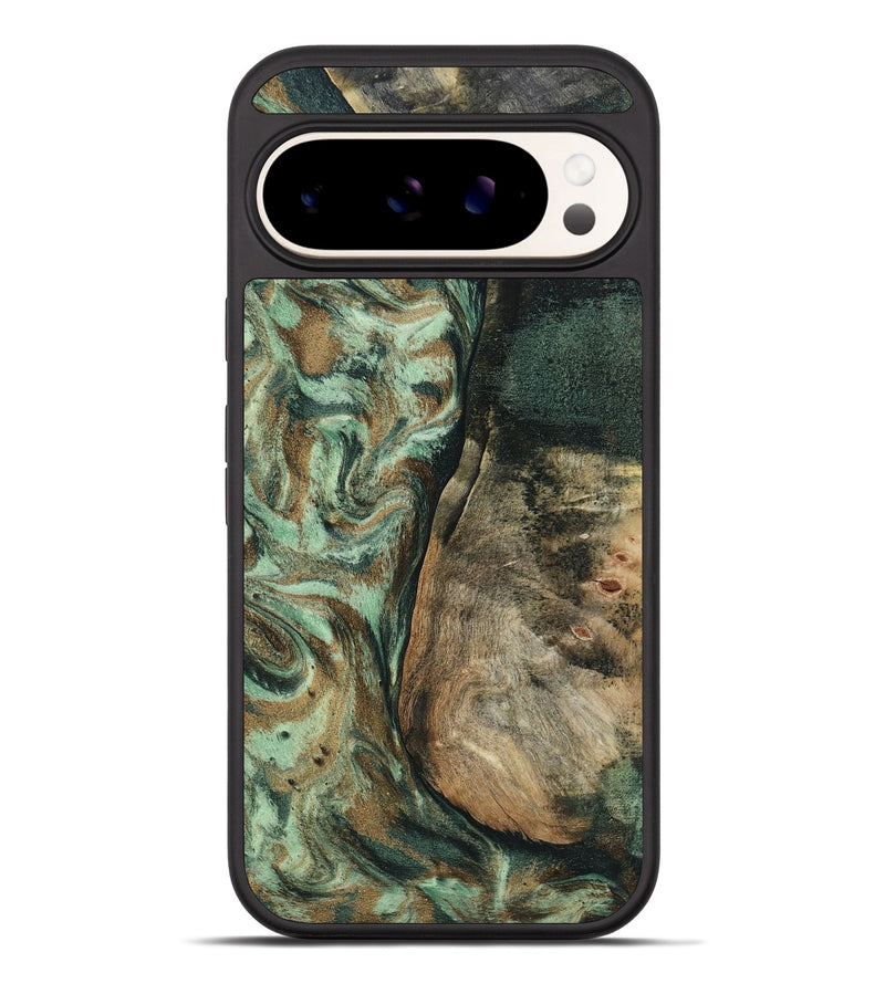 Pixel 10 Pro XL Wood Phone Case - Andrew (Green, 802357)