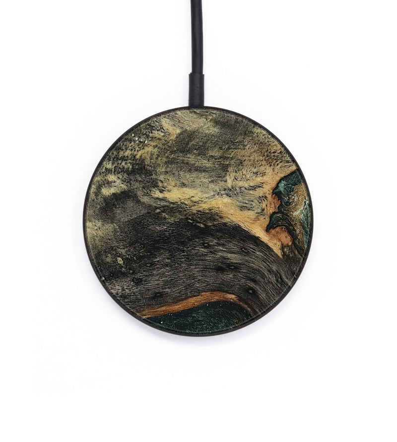Circle Wood Wireless Charger - Ursula (Green, 802358)