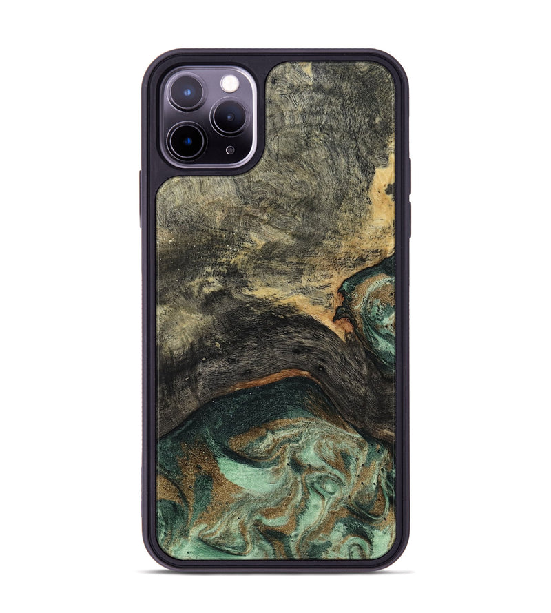 iPhone 11 Pro Max Wood Phone Case - Ursula (Green, 802358)