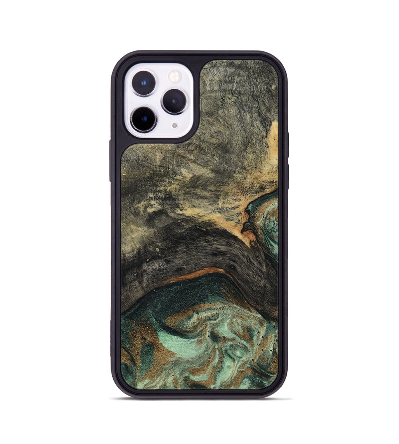 iPhone 11 Pro Wood Phone Case - Ursula (Green, 802358)