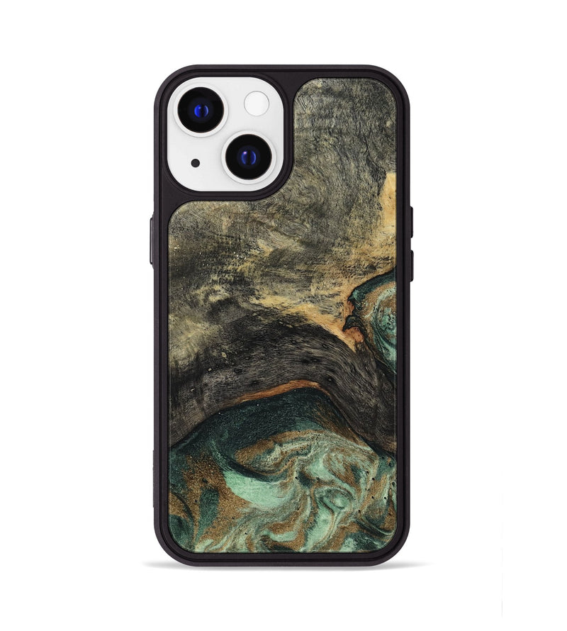 iPhone 13 Wood Phone Case - Ursula (Green, 802358)