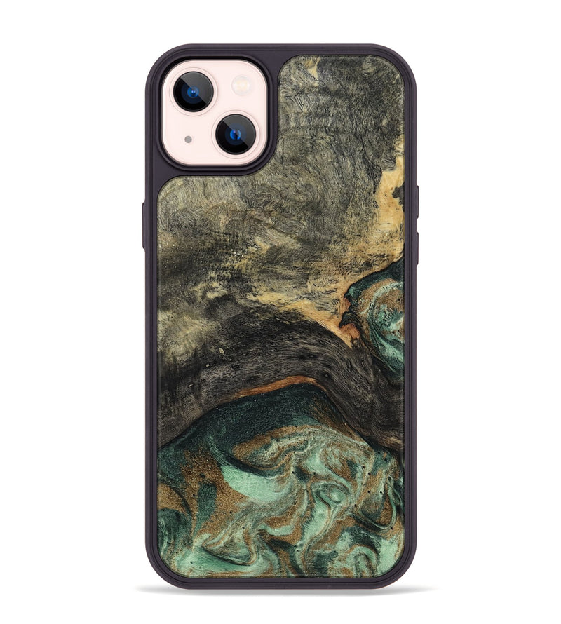 iPhone 14 Plus Wood Phone Case - Ursula (Green, 802358)