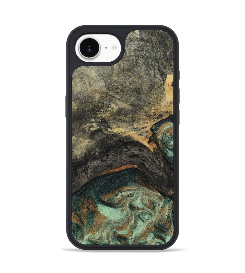 iPhone 16e Wood Phone Case - Ursula (Green, 802358)