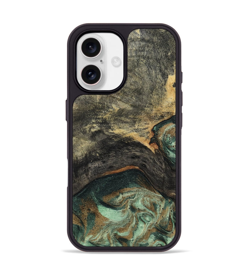 iPhone 17 Wood Phone Case - Ursula (Green, 802358)