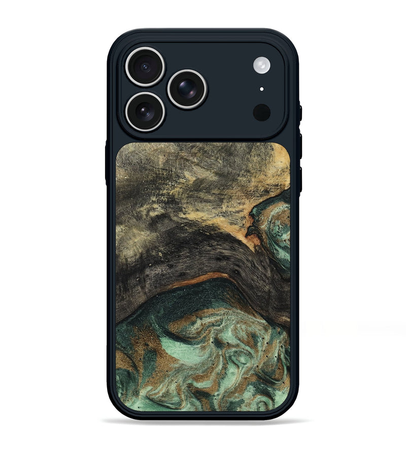 iPhone 17 Pro Max Wood Phone Case - Ursula (Green, 802358)