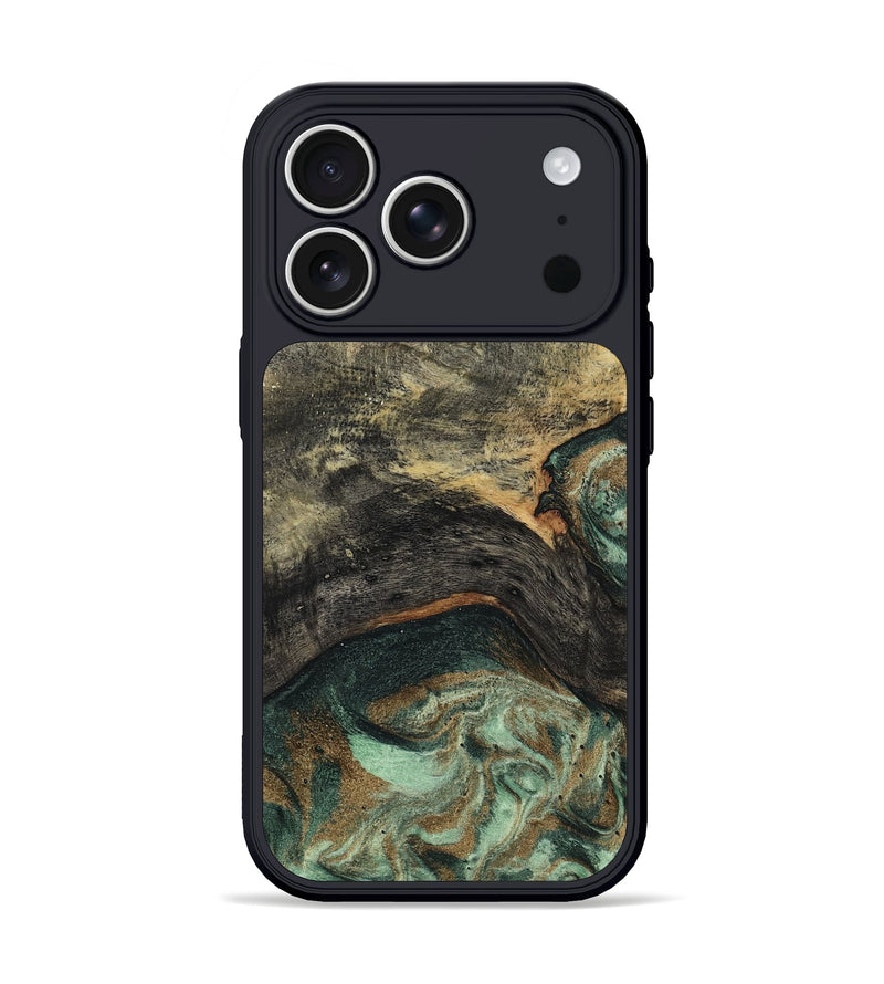 iPhone 17 Pro Wood Phone Case - Ursula (Green, 802358)