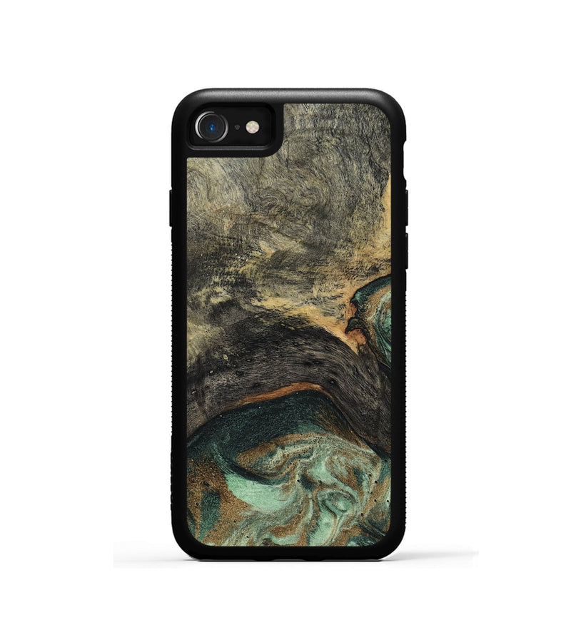 iPhone SE Wood Phone Case - Ursula (Green, 802358)