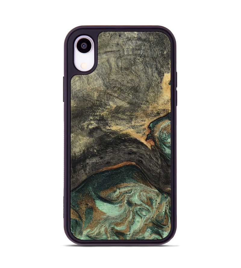 iPhone Xr Wood Phone Case - Ursula (Green, 802358)
