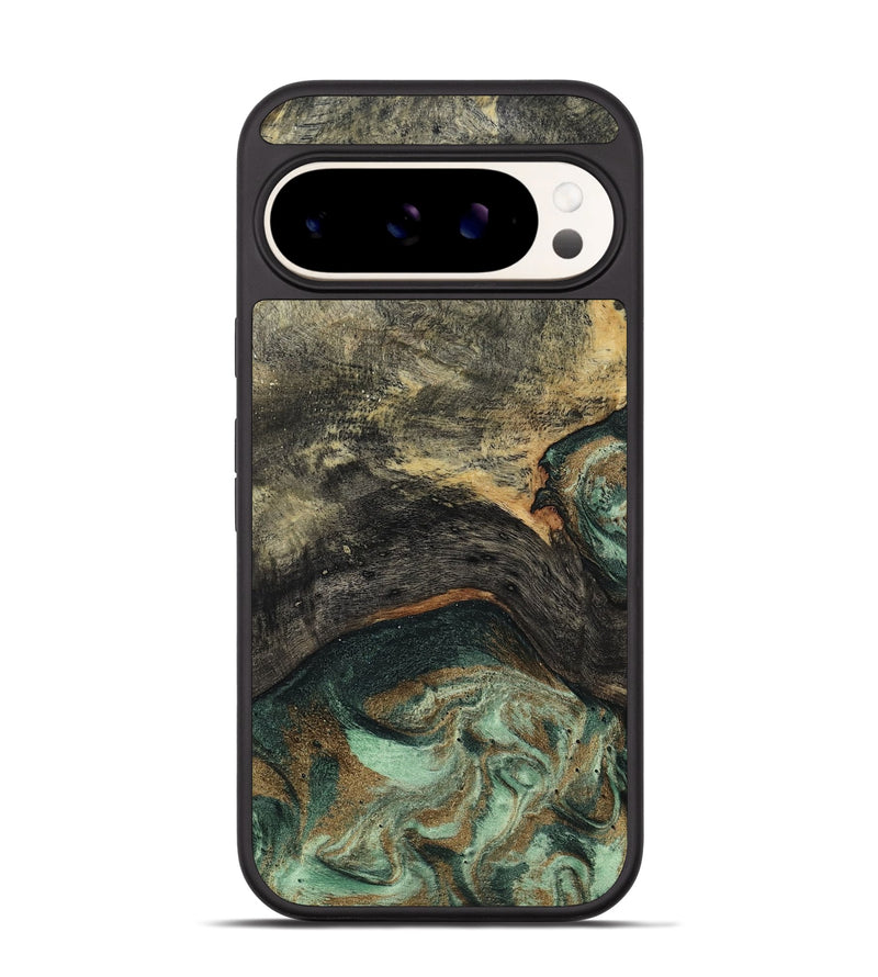 Pixel 9 Pro Wood Phone Case - Ursula (Green, 802358)