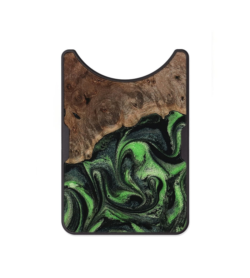 Alloy Wood Wallet - Dorthy (Green, 802359)