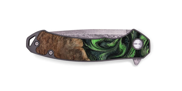EDC Wood Pocket Knife - Dorthy (Green, 802359)