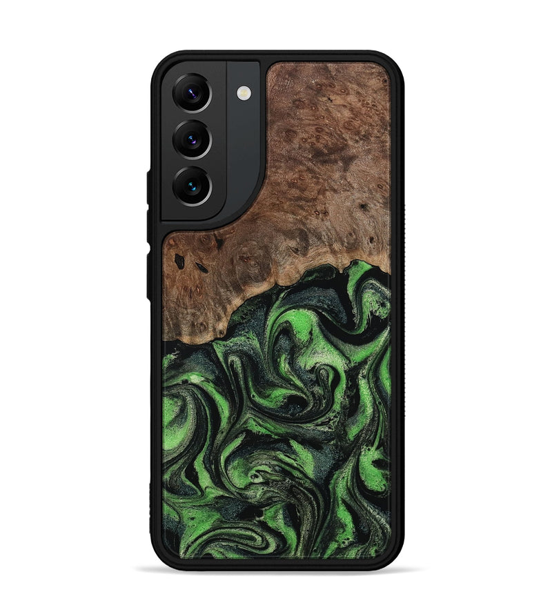 Galaxy S22 Plus Wood Phone Case - Dorthy (Green, 802359)