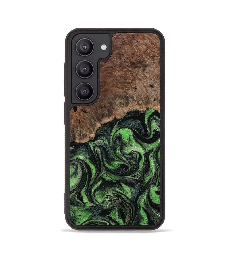 Galaxy S23 Wood Phone Case - Dorthy (Green, 802359)
