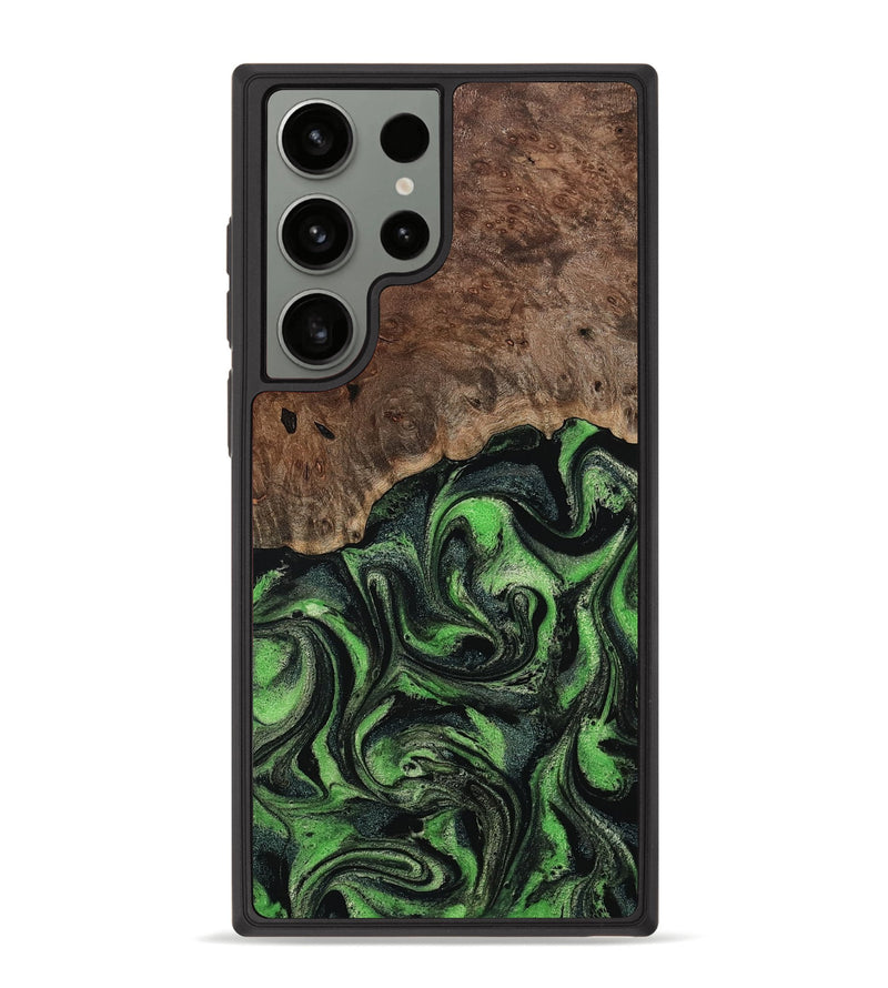 Galaxy S23 Ultra Wood Phone Case - Dorthy (Green, 802359)