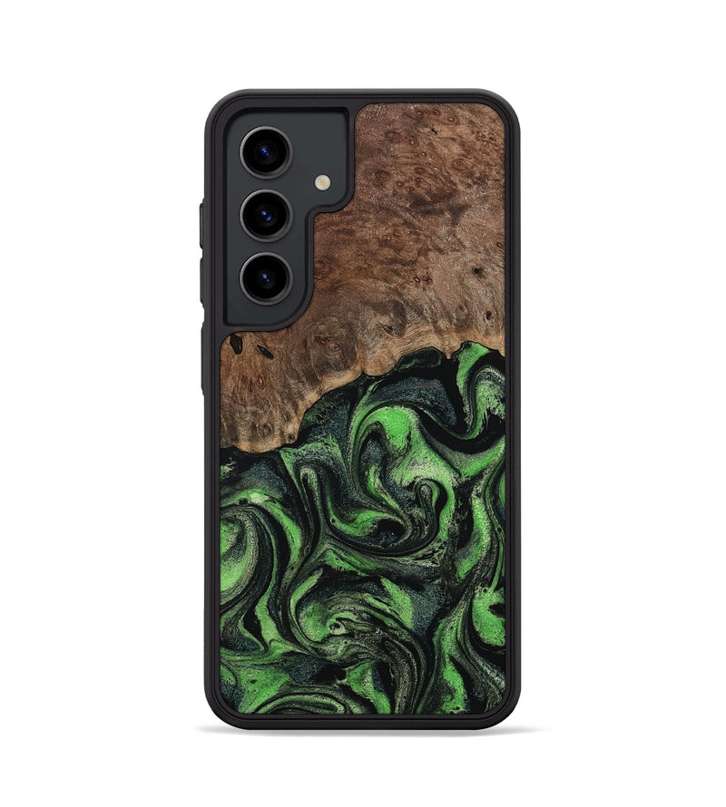 Galaxy S24 Wood Phone Case - Dorthy (Green, 802359)