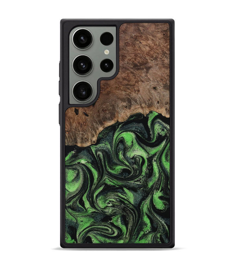 Galaxy S24 Ultra Wood Phone Case - Dorthy (Green, 802359)