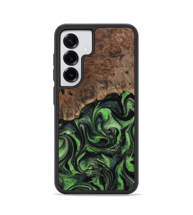 Galaxy S25 Wood Phone Case - Dorthy (Green, 802359)