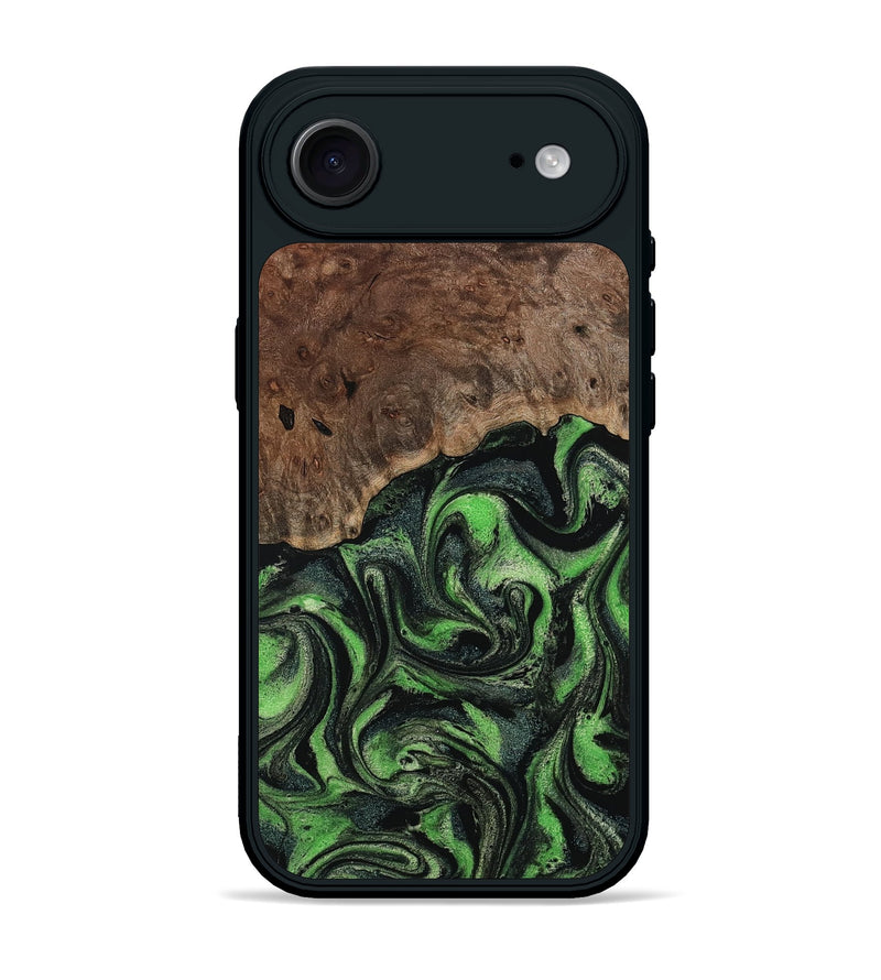 iPhone 17 Air Wood Phone Case - Dorthy (Green, 802359)