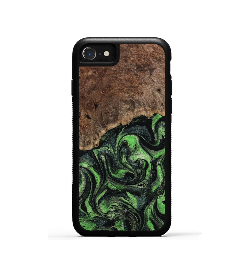 iPhone SE Wood Phone Case - Dorthy (Green, 802359)