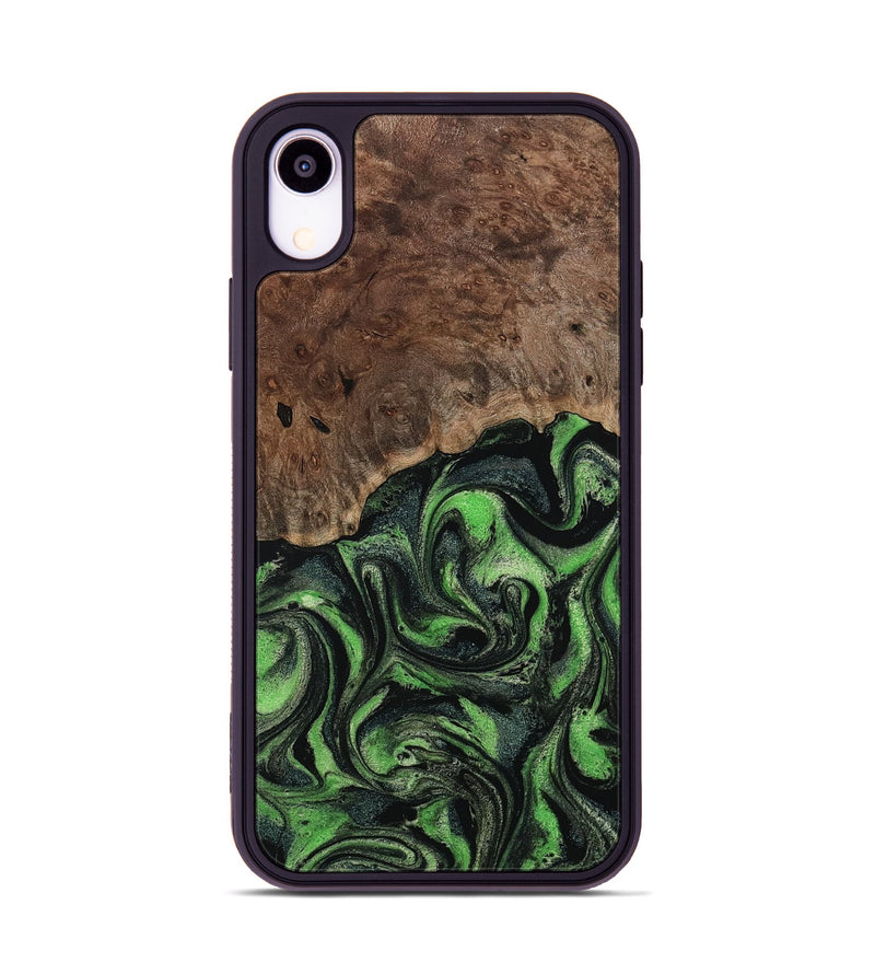iPhone Xr Wood Phone Case - Dorthy (Green, 802359)