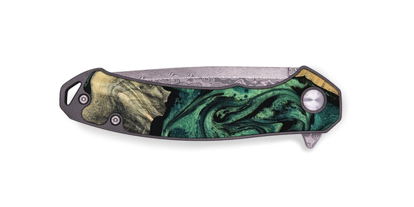 EDC Wood Pocket Knife - Taft (Green, 802360)