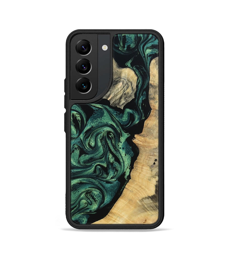 Galaxy S22 Wood Phone Case - Taft (Green, 802360)
