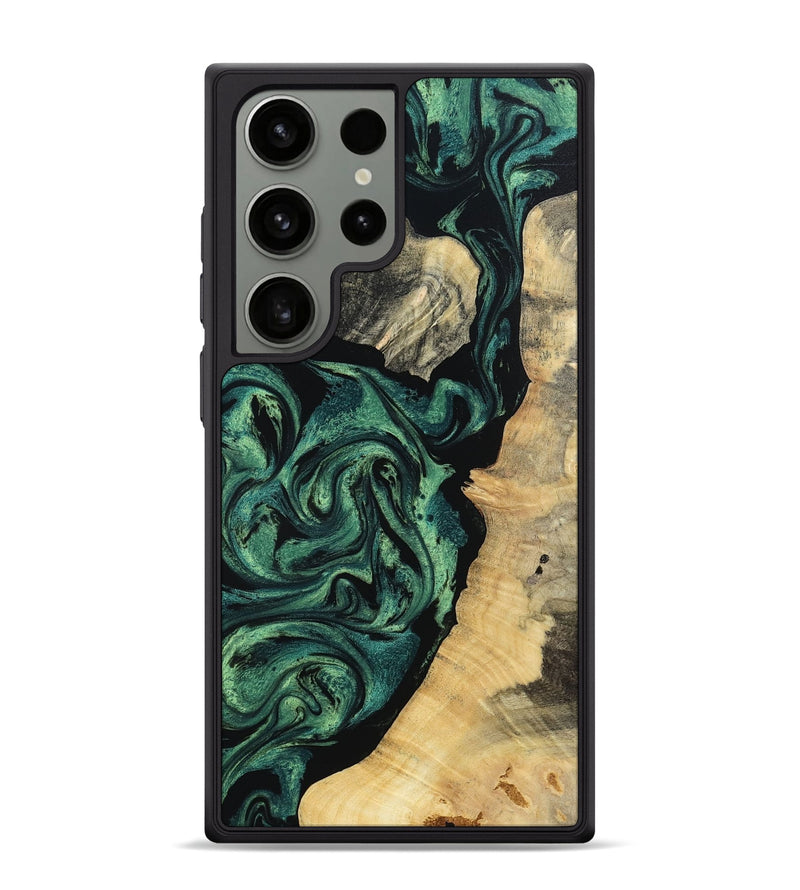 Galaxy S24 Ultra Wood Phone Case - Taft (Green, 802360)