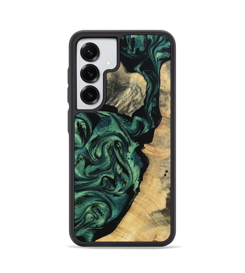 Galaxy S25 Wood Phone Case - Taft (Green, 802360)