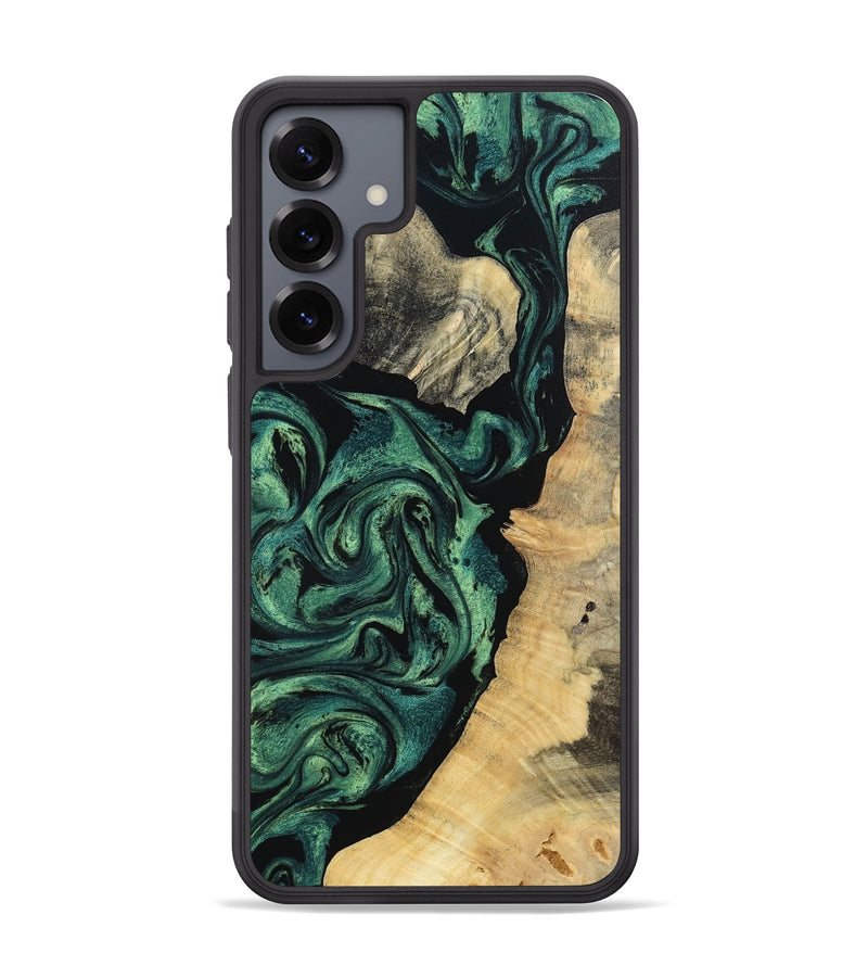 Galaxy S25 Plus Wood Phone Case - Taft (Green, 802360)