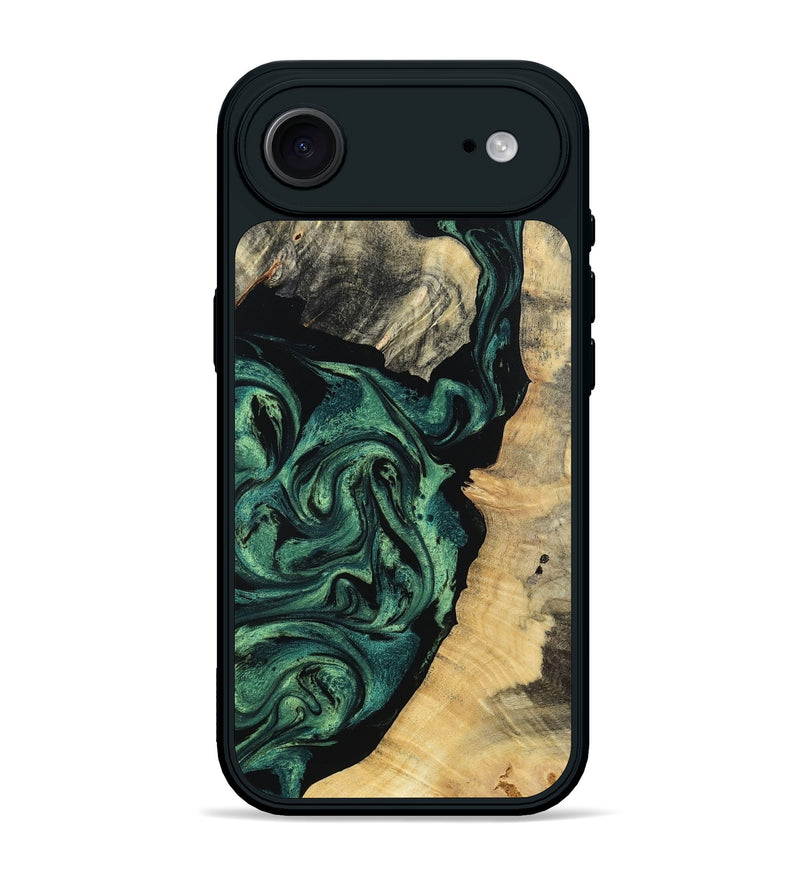 iPhone 17 Air Wood Phone Case - Taft (Green, 802360)