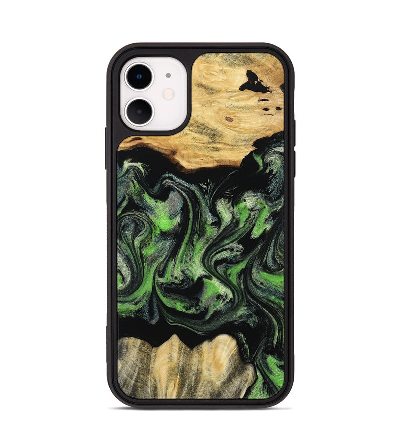 iPhone 11 Wood Phone Case - Myrta (Ombre, 802361)