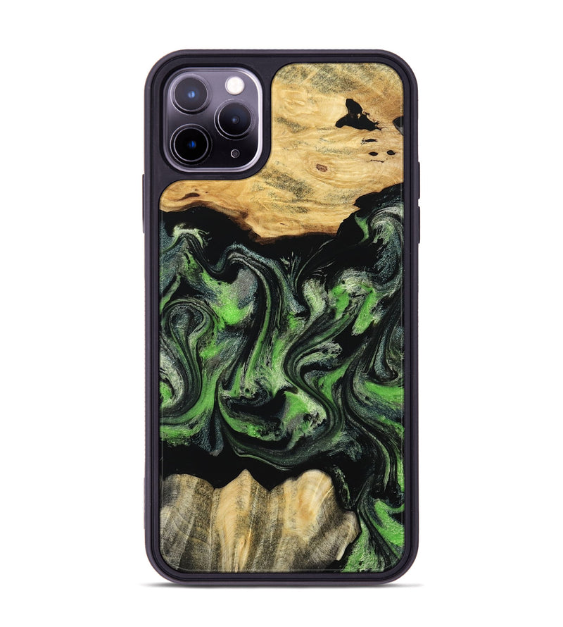 iPhone 11 Pro Max Wood Phone Case - Myrta (Ombre, 802361)
