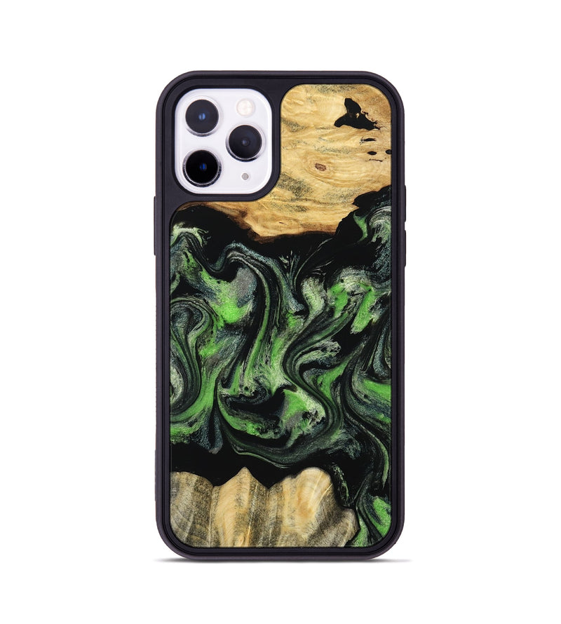 iPhone 11 Pro Wood Phone Case - Myrta (Ombre, 802361)