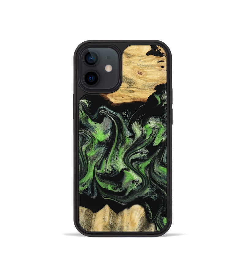iPhone 12 mini Wood Phone Case - Myrta (Ombre, 802361)