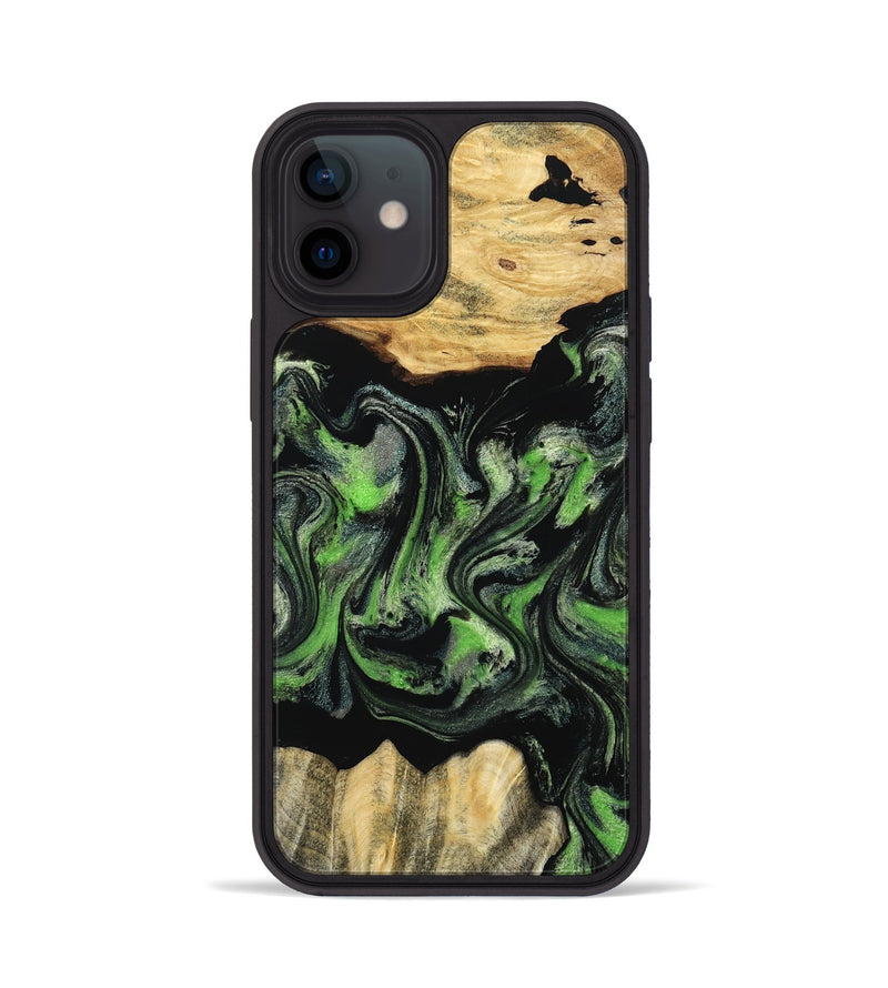 iPhone 12 Wood Phone Case - Myrta (Ombre, 802361)
