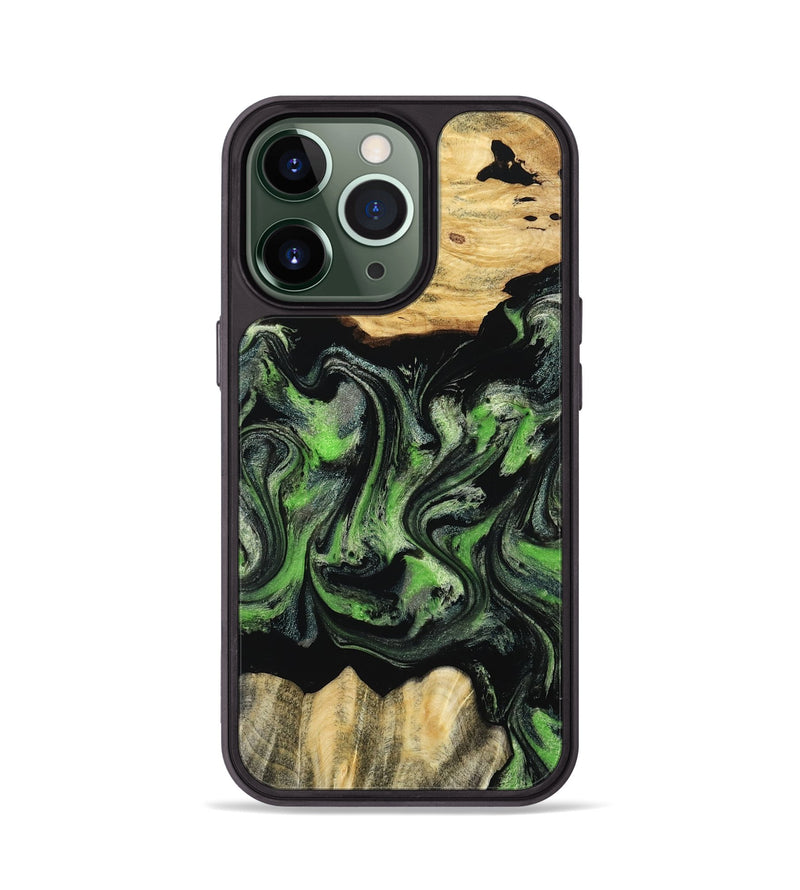 iPhone 13 Pro Wood Phone Case - Myrta (Ombre, 802361)