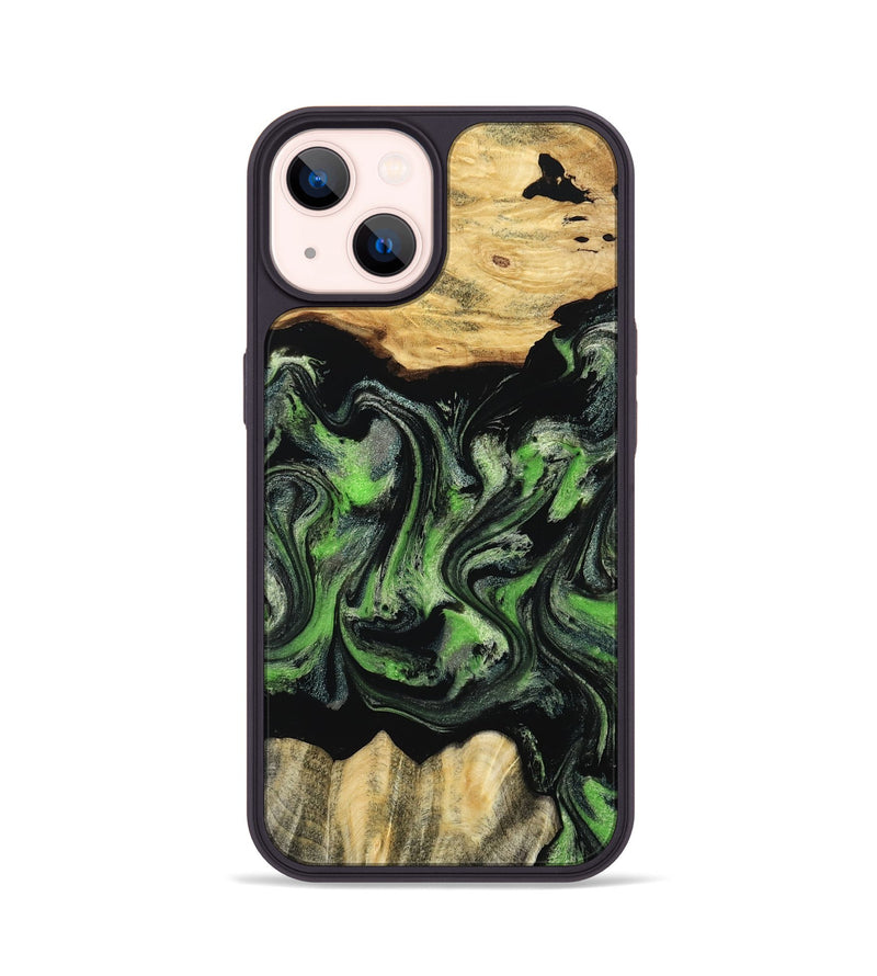 iPhone 14 Wood Phone Case - Myrta (Ombre, 802361)