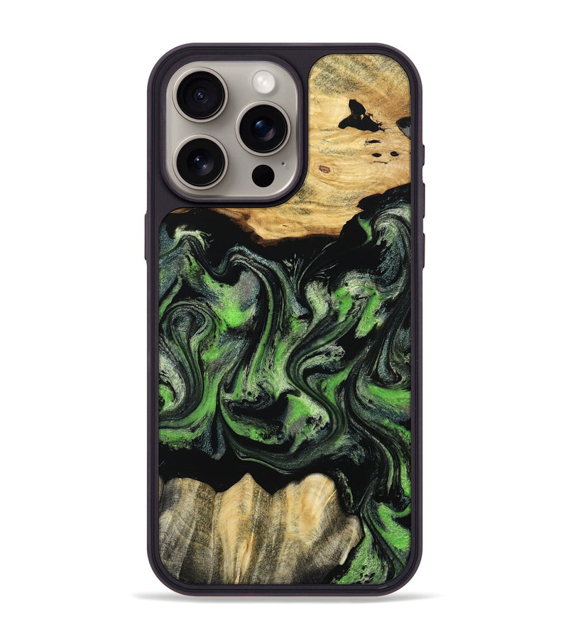 iPhone 15 Pro Max Wood Phone Case - Myrta (Ombre, 802361)