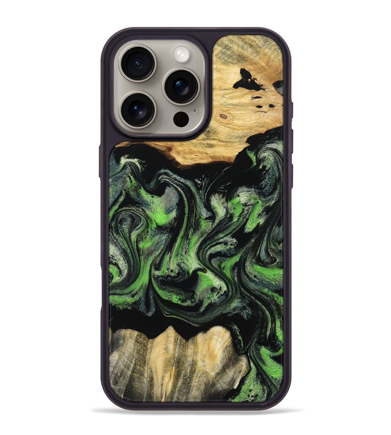 iPhone 16 Pro Max Wood Phone Case - Myrta (Ombre, 802361)